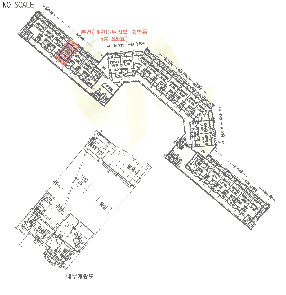 강원특별자치도 강릉시 견소동 265 파인아트라벨 숙박동 5층520호 외 1필지 숙박(콘도등) 경매 사진 8