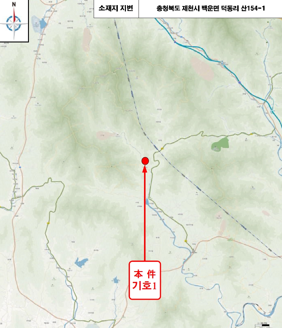 충청북도 제천시 백운면 덕동리 산154-1 임야 경매 사진 21