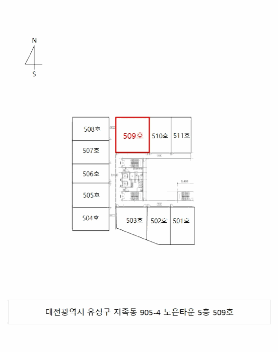 대전광역시 유성구 지족동 905-4 노은타운 5층509호 근린상가 경매 사진 40