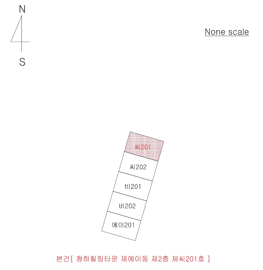 경상북도 포항시 북구 청하면 덕천리 108 에이동 2층씨201호 외 1필지 연립주택 경매 사진 9