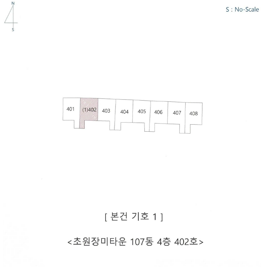 경상북도 경산시 진량읍 양기리 403-3 초원장미타운 107동 4층402호 외 1필지 아파트 경매 사진 7