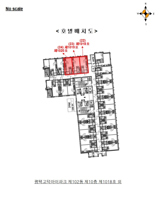 경기 평택시 장당동 154, 102동 10층1018호 (장당동,평택고덕아이파크) 오피스텔(주거) 경매 사진 12