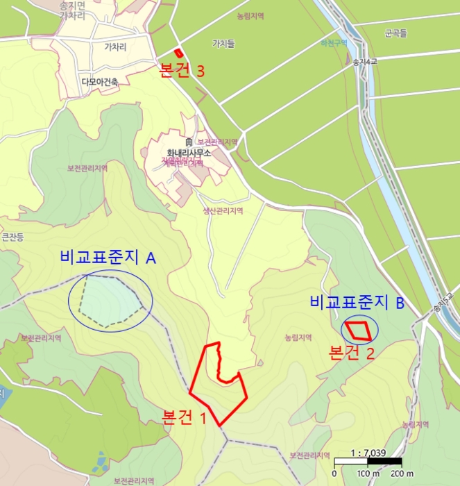 전라남도 해남군 송지면 가차리 산8 임야 경매 사진 5