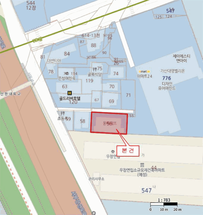 서울특별시 금천구 가산동 547-56 몽삐에뜨 제3층 제304호 오피스텔 경매 사진 27