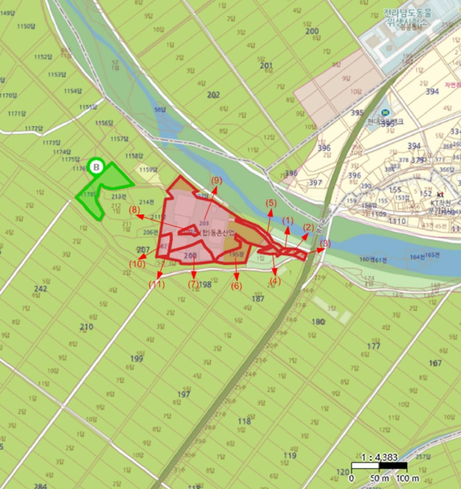전라남도 강진군 작천면 현산리 189-1 외 10필지 공장 경매 사진 88