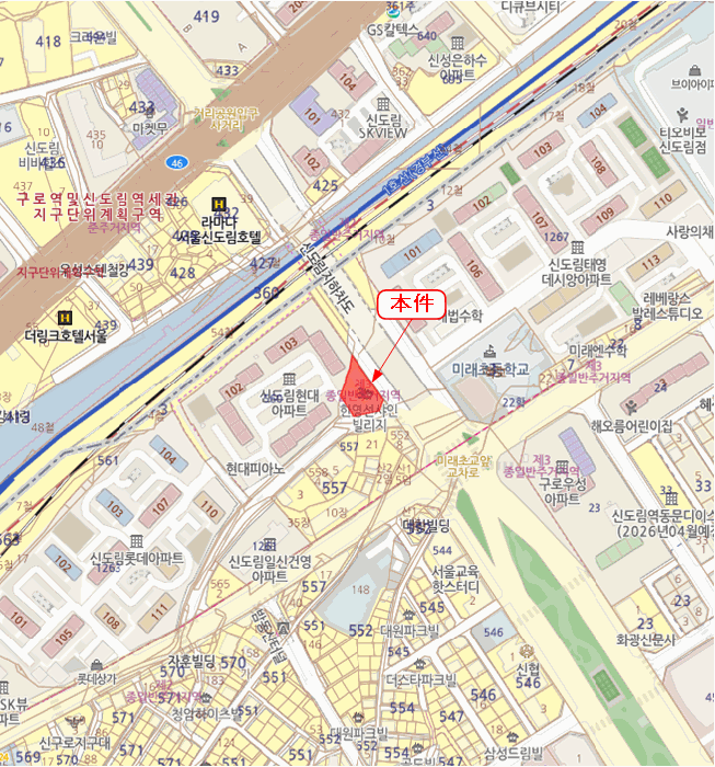 서울특별시 구로구 구로동 3-81 한영선샤인빌리지103 제6층 제602호 오피스텔 경매 사진 17