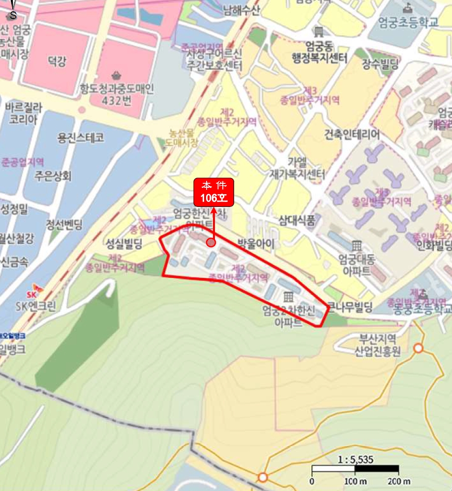 부산광역시 사상구 엄궁동 683-3 엄궁2차한신아파트 202동 1층106호 아파트 경매 사진 7