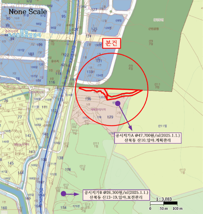 경기도 양주시 산북동 산9-5 외 2필지 임야 경매 사진 17