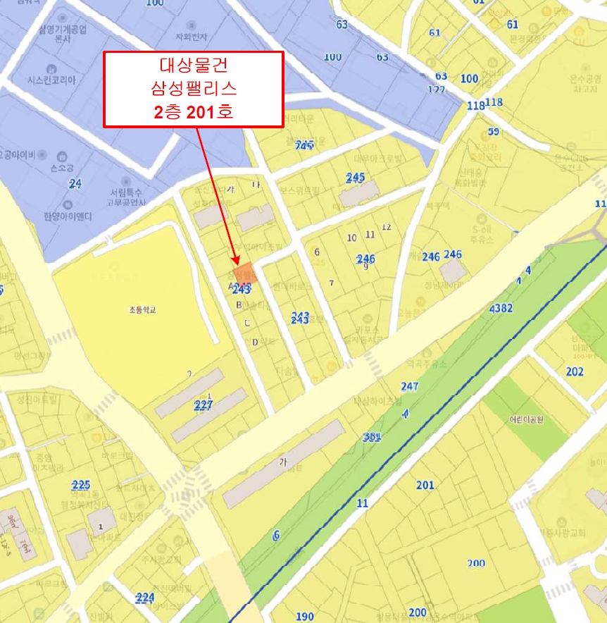 경기도 부천시 원미구 역곡동 243-16 삼성팰리스 2층 201호 다세대(빌라) 경매 사진 25