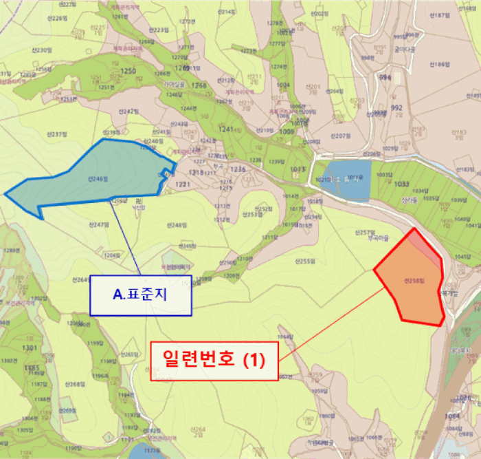 경상남도 고성군 마암면 삼락리 산258 임야 경매 사진 26