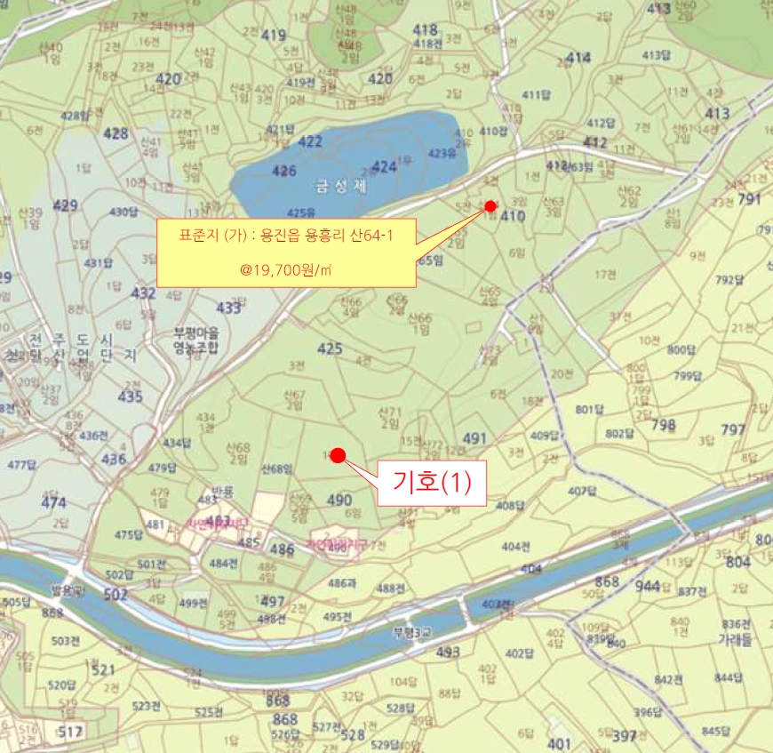 전북특별자치도 완주군 용진읍 용흥리 490-1 임야 경매 사진 39