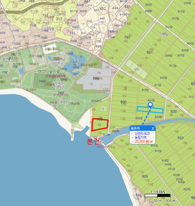 경상남도 남해군 이동면 신전리 799-4 답 경매 사진 16