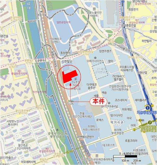 서울특별시 금천구 가산동 535-7 지밸리하우스디어반 제6층 제에이604호 외 3필지 오피스텔(주거) 경매 사진 11