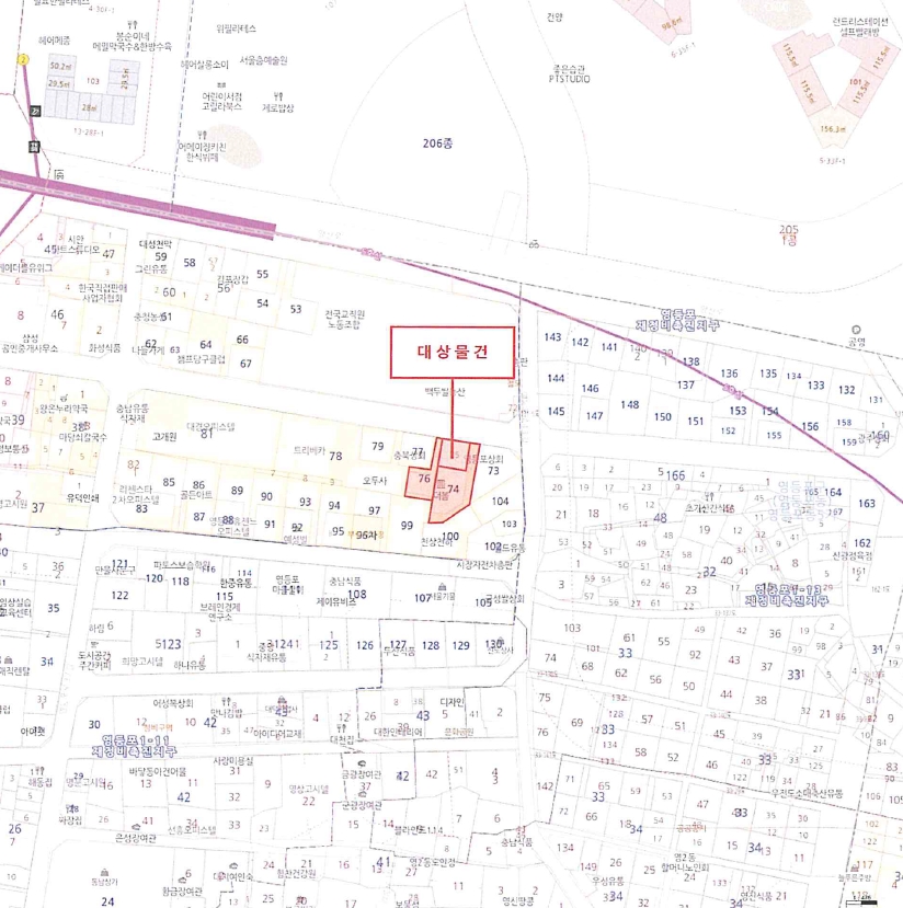 서울특별시 영등포구 영등포동5가 75 더봄 제2층 제201호 외 2필지 오피스텔(주거) 경매 사진 8