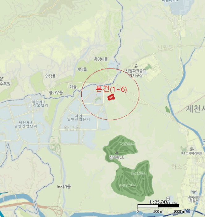 충청북도 제천시 신월동 1136-37 외 5필지 창고용지 경매 사진 26