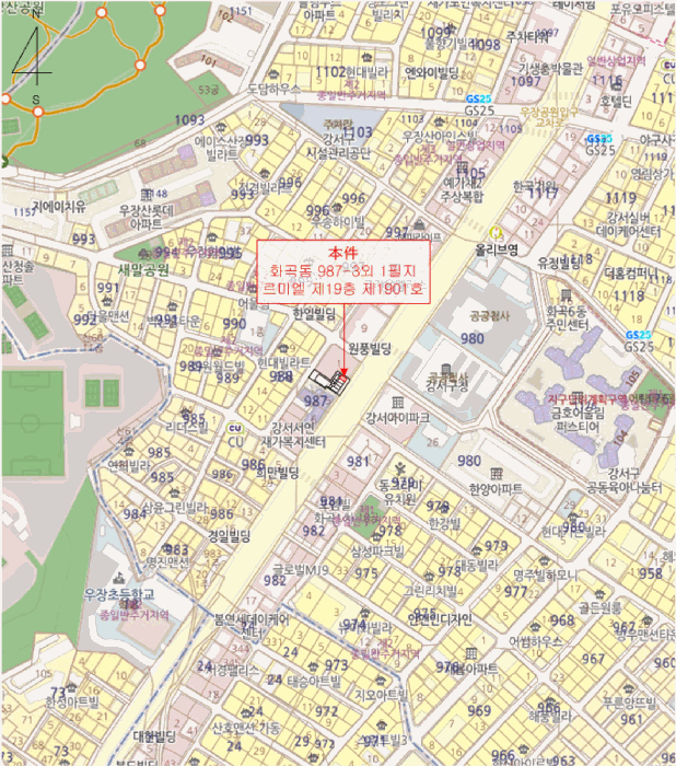 서울특별시 강서구 화곡동 987-3 르미엘 제19층 제1901호 외 1필지 오피스텔(주거) 경매 사진 12