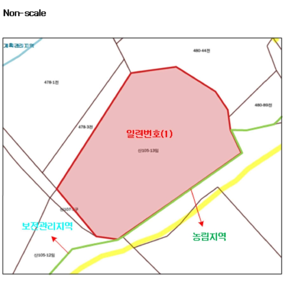 경기도 포천시 영북면 자일리 산105-13 임야 경매 사진 32