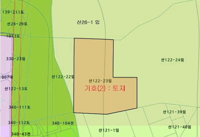 강원특별자치도 춘천시 동면 만천리 산122-23 임야 경매 사진 5