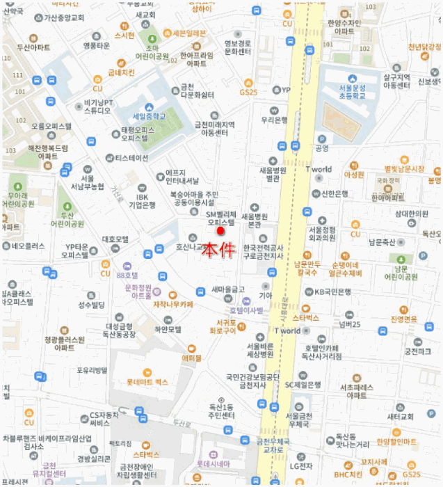 서울특별시 금천구 독산동 151-3 에스엠벨리체 제4층 제405호 외 1필지 오피스텔(주거) 경매 사진 13