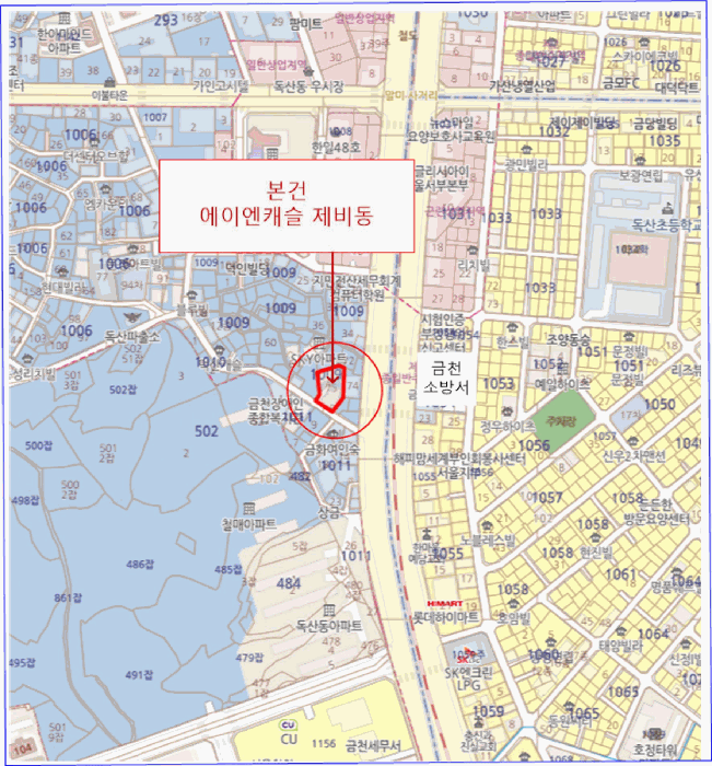 서울특별시 금천구 독산동 1009-75 에이엔캐슬 제비동 제2층 제203호 오피스텔 경매 사진 23