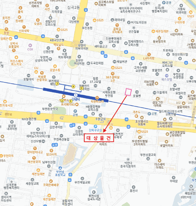경기도 부천시 원미구 심곡동 142-10 에코스마트3 지1층비101호 근린상가 경매 사진 42