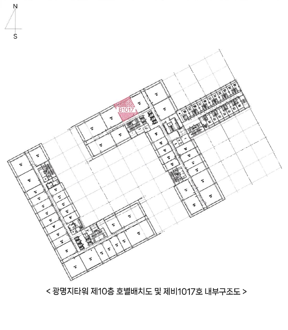 경기도 광명시 소하동 1344 광명지타워 10층비1017호 아파트형공장 경매 사진 20