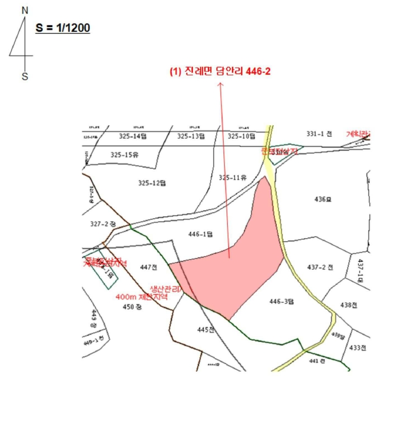 경상남도 김해시 진례면 담안리 446-2 전답 경매 사진 9