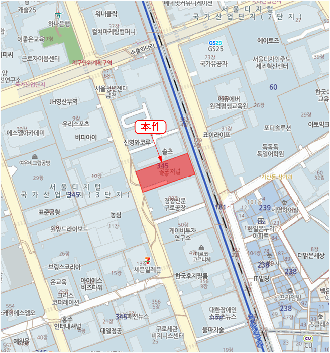 서울특별시 금천구 가산동 345-2 에이스골드타워 제6층 제601호 아파트형공장 경매 사진 17