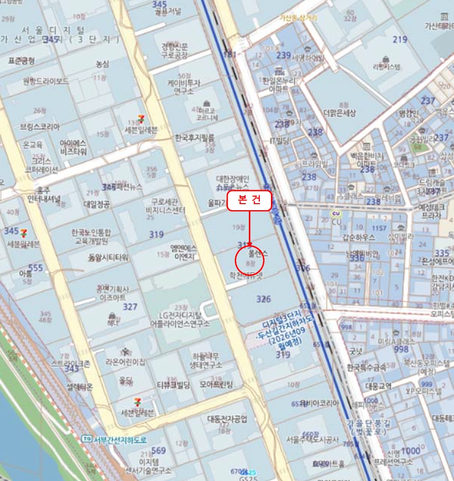 서울특별시 금천구 가산동 319-8 에이스한솔타워 제16층 제1603호 아파트형공장 경매 사진 19