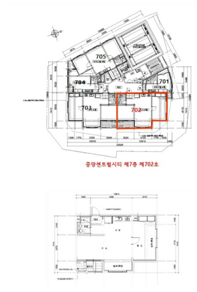 광주광역시 광산구 송정동 929-9 중앙센트럴시티 7층702호 도시형생활주택 경매 사진 18