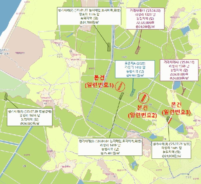 전북특별자치도 고창군 해리면 라성리 1402 답 경매 사진 24