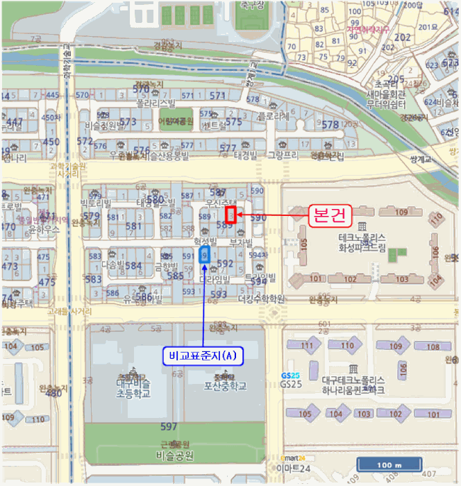 대구광역시 달성군 유가읍 봉리 589-3 대지 경매 사진 5