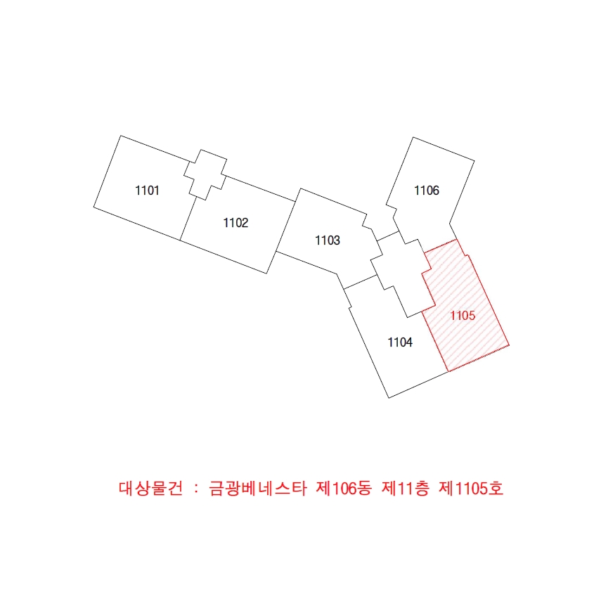 전북특별자치도 군산시 미룡동 71 금광베네스타 106동 11층1105호 아파트 경매 사진 11