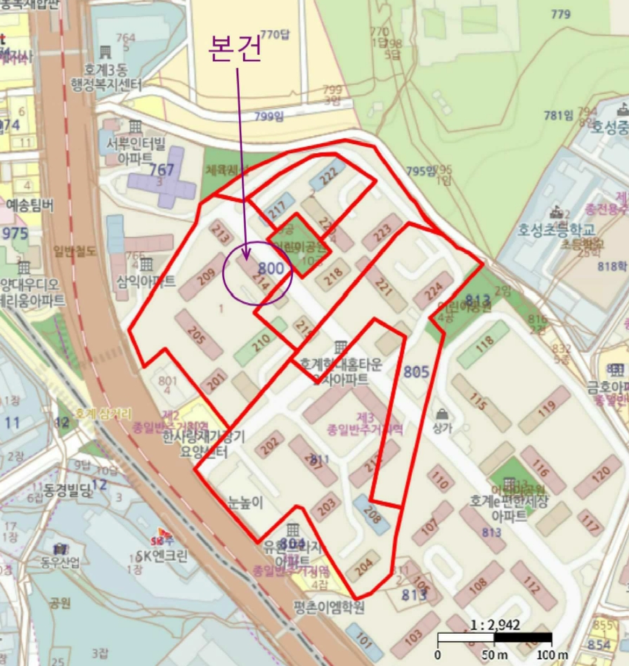 경기도 안양시 동안구 호계동 811 호계2차현대홈타운 214동 14층1404호 외 5필지 아파트 경매 사진 14