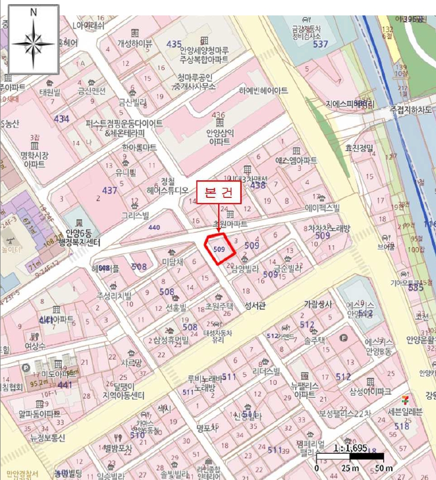경기도 안양시 만안구 안양동 509 황실빌라1차 1층102호 다세대(빌라) 경매 사진 39
