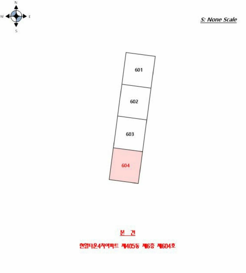 경상남도 창원시 마산회원구 양덕동 79-9 한일타운4차아파트 405동 6층604호 아파트 경매 사진 17