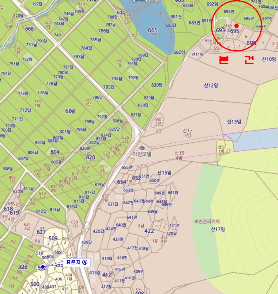 경상남도 밀양시 부북면 용지리 695-1 대지 경매 사진 13
