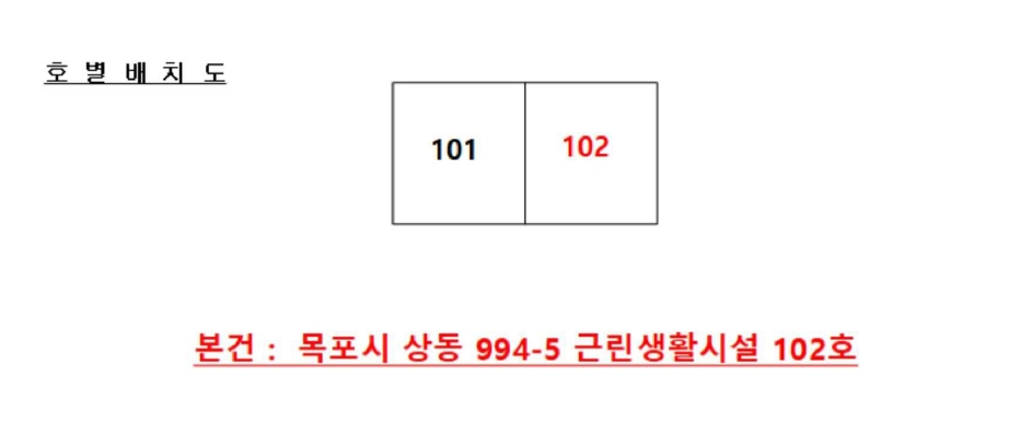 전라남도 목포시 상동 994-5 102호 근린상가 경매 사진 20