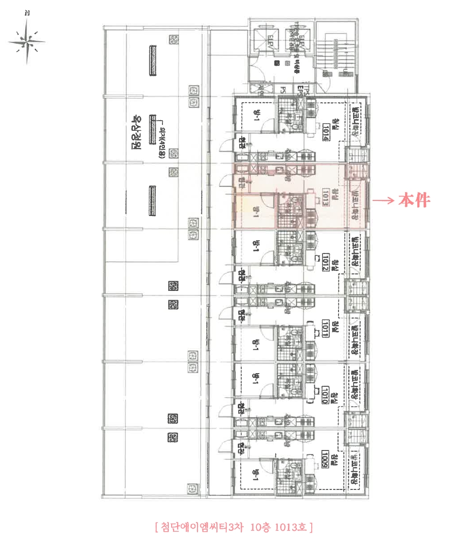 광주광역시 광산구 쌍암동 661-8 첨단에이엠씨티3차 10층1013호 도시형생활주택 경매 사진 19