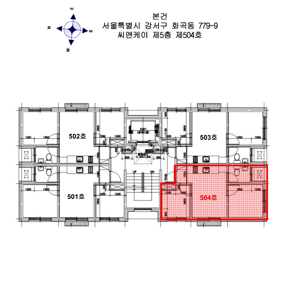 서울특별시 강서구 화곡동 779-9 씨앤케이 제5층 제504호 오피스텔 경매 사진 27