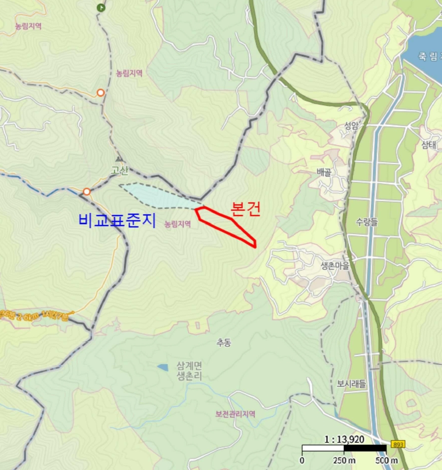 전라남도 장성군 삼계면 생촌리 산33 임야 경매 사진 13