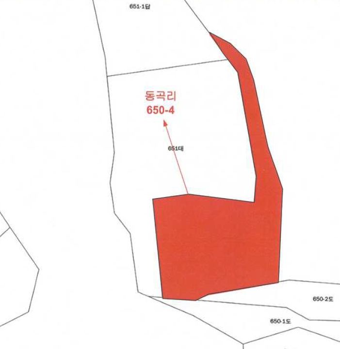 전라남도 광양시 옥룡면 동곡리 650-4 답 경매 사진 28