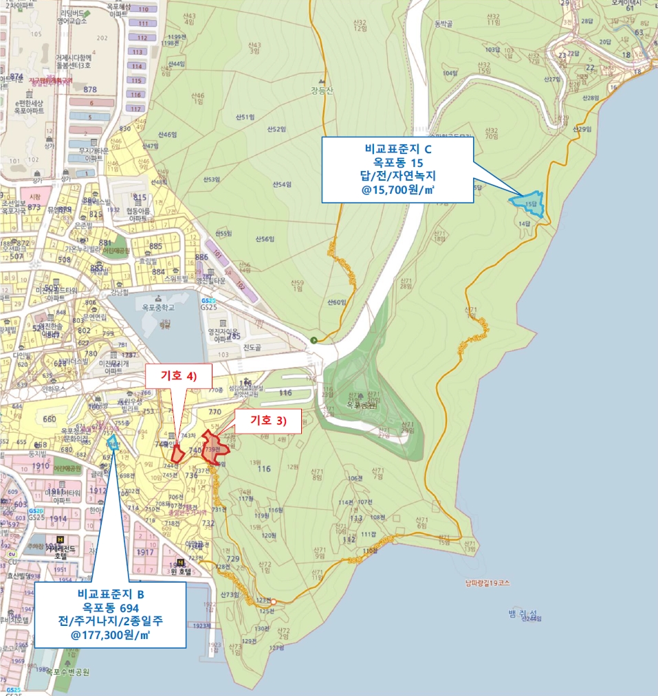 경상남도 거제시 옥포동 742 묘지 경매 사진 4
