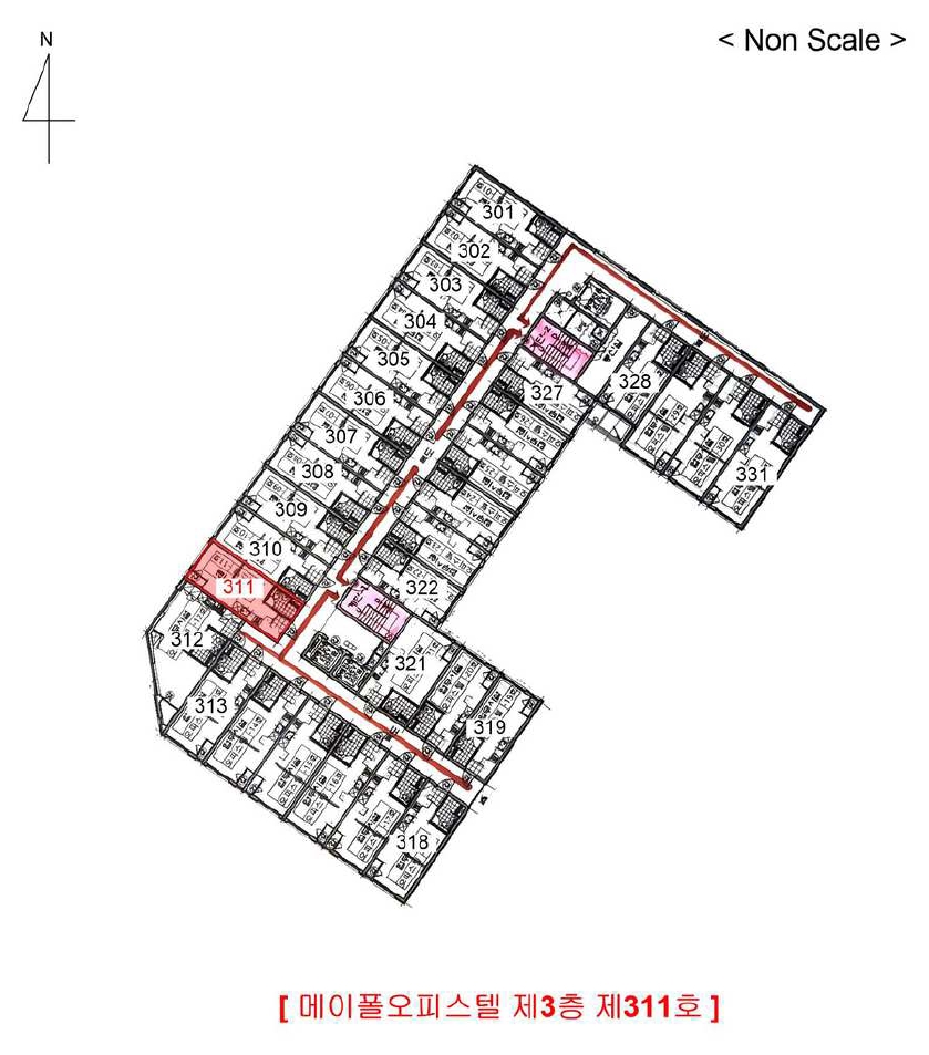 인천광역시 중구 운서동 3093-9 메이폴오피스텔 3층311호 오피스텔 경매 사진 22