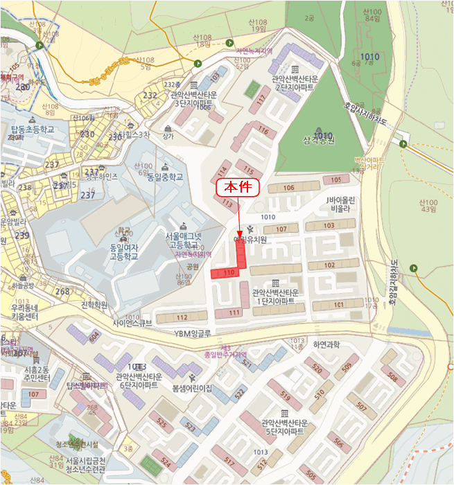 서울특별시 금천구 시흥동 1010 벽산아파트 제110동 제2층 제206호 아파트 경매 사진 17