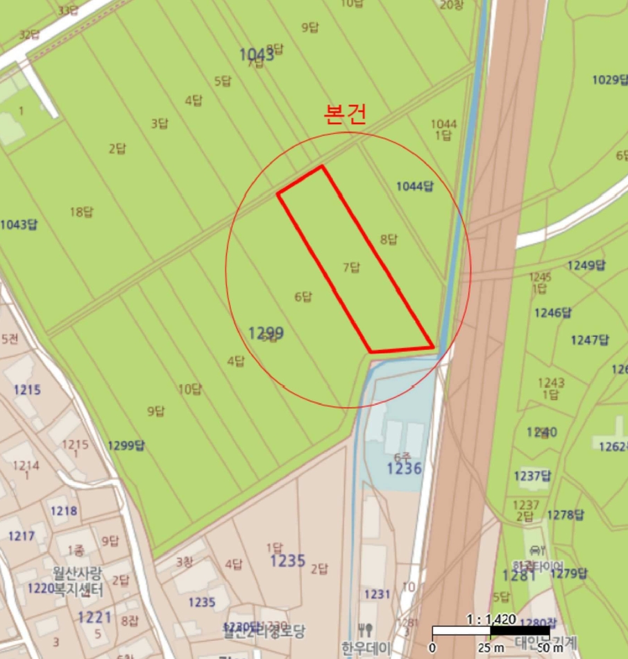 경상북도 경주시 내남면 월산리 1299-7 답 경매 사진 15