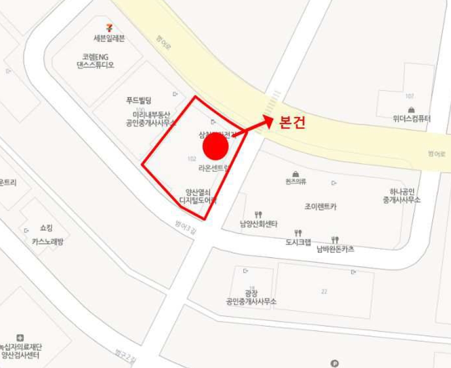 경상남도 양산시 물금읍 범어리 2715-5 라온센트럴상가 2층 202호 근린시설 경매 사진 9