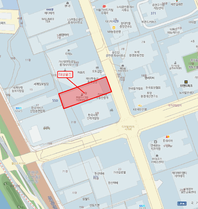 서울특별시 금천구 가산동 550-7 케이엠타워 제18층 제1806호 아파트형공장 경매 사진 26