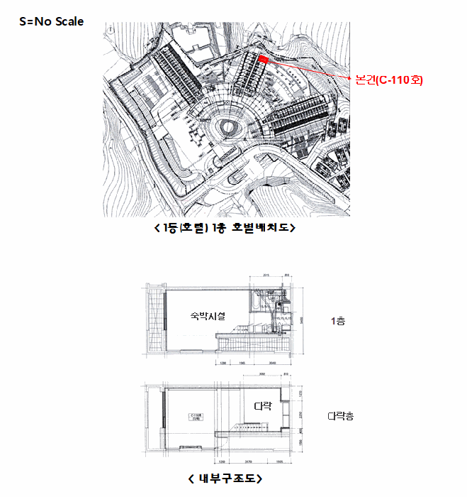 강원특별자치도 평창군 대관령면 횡계리 245-66 라마다호텔앤스위트강원평창 1(호텔)동 1층씨-110호 외 4필지 숙박(콘도등) 경매 사진 6