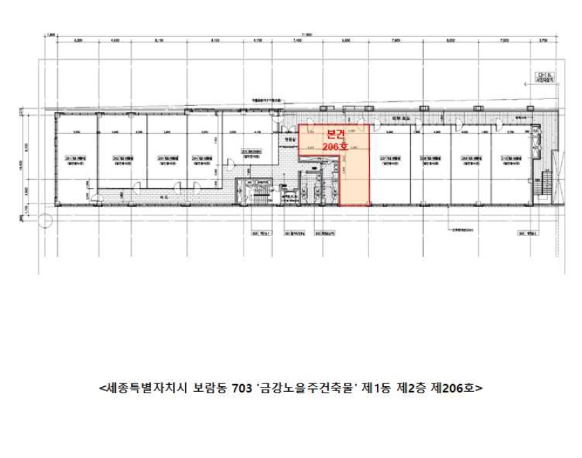 세종특별자치시 보람동 703 금강노을주건축물제1동 2층206호 근린상가 경매 사진 32